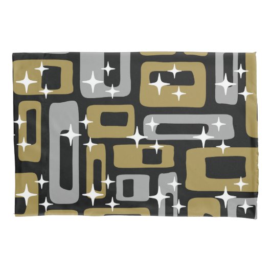 Housse D'oreillers Retro Mid-Century Moderne Abstrait (devant-gauche)