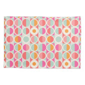 Housse D'oreillers Rétro motif de cercle de roses indien (Dos-gauche)