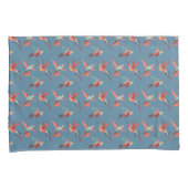 Housse D'oreillers Rétro motif de colibri (devant-Droit)