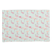 Housse D'oreillers Rétro motif de Flamant rose (devant-Droit)