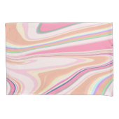Housse D'oreillers Retro Pink Swirl Liquid Painting Aesthetic Design (devant)