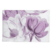 Housse D'oreillers Rêve de pourpre de magnolia (Dos)