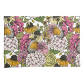 Housse D'oreillers Robins dans le jardin (devant-Droit)