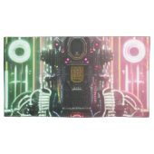 Housse D'oreillers Robot 1 king pillowcase 2 faces paire (devant-gauche)