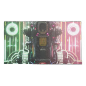 Housse D'oreillers Robot 1 king pillowcase 2 faces paire (Dos-gauche)