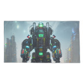 Housse D'oreillers Robot 4 king oreiller 2 côtés (Dos)