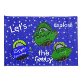 Housse D'oreillers Robots Spaceships Enfants Coques Coussin standard (Dos-Droit)