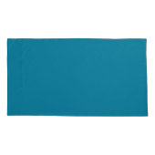 Housse D'oreillers Robustes turquoise et blanc (Dos-gauche)