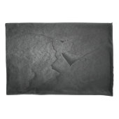 Housse D'oreillers Roche d'ardoise noire (devant-gauche)