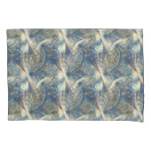 Housse D'oreillers Rococo Rich Motif design avec Gold Relief (devant)