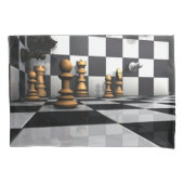 Housse D'oreillers Roi de jeu d'échecs (devant)