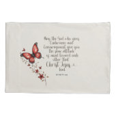 Housse D'oreillers Romans 15:5 Bible Verse Image (Dos)