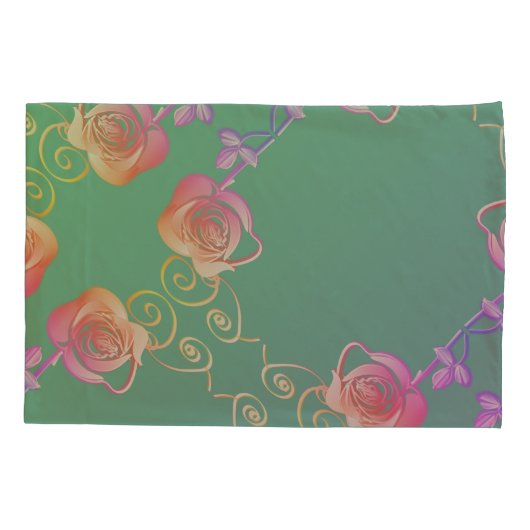 Housse D'oreillers Romantic Rose (Dos-gauche)