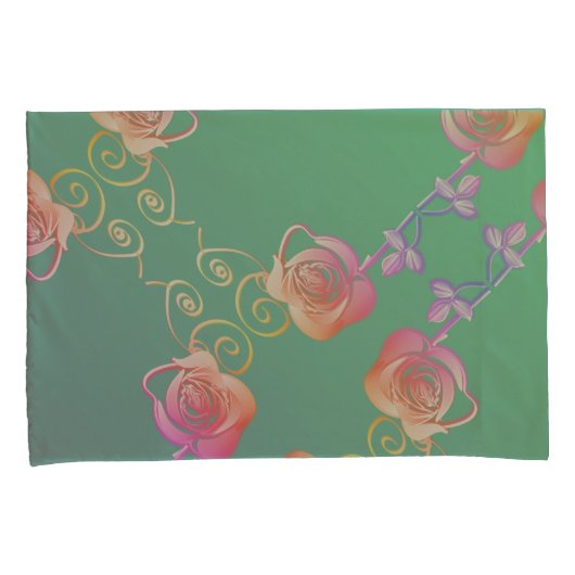 Housse D'oreillers Romantic Rose (devant-Droit)