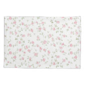 Housse D'oreillers Romantic Vintage Pink Roses Soft Farmhouse Floral (Dos-gauche)