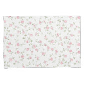 Housse D'oreillers Romantic Vintage Pink Roses Soft Farmhouse Floral (devant-Droit)