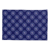 Housse D'oreillers Rosace bleue (Dos)