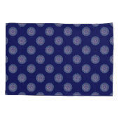 Housse D'oreillers Rosace bleue (Dos)