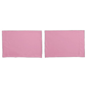 Housse D'oreillers Rose Amaranth (couleur solide)