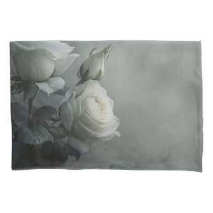 Housse D'oreillers Rose blanche