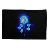 Housse D'oreillers Rose bleu brûlant (Dos-gauche)