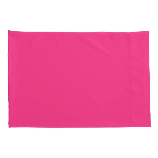 Housse D'oreillers Rose chaud (Dos-Droit)