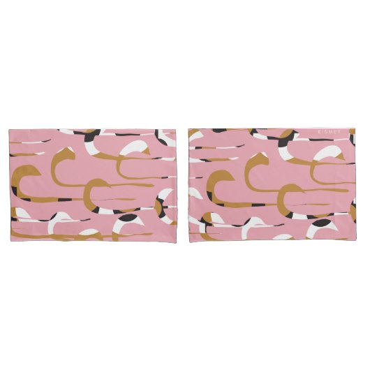 Housse D'oreillers rose chic (devant-Set)