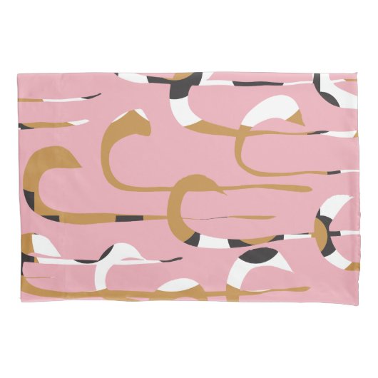 Housse D'oreillers rose chic (devant-gauche)