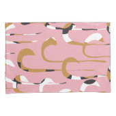 Housse D'oreillers rose chic (devant-Droit)