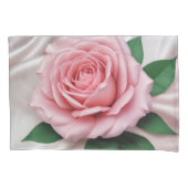 Housse D'oreillers Rose coussin et soie (devant-gauche)