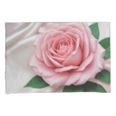 Housse D'oreillers Rose coussin et soie (devant-Droit)