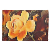 Housse D'oreillers Rose de flamme (Dos)