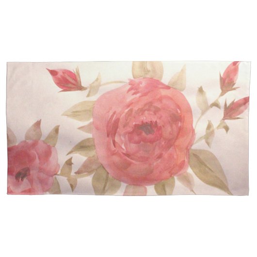 Housse D'oreillers Rose Delicate (devant-gauche)