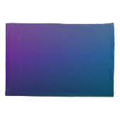 Housse D'oreillers Rose et papillon Purple Blue Pillowcase (Dos-gauche)