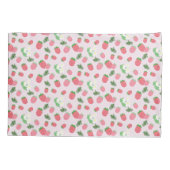 Housse D'oreillers Rose fraise. (Dos)