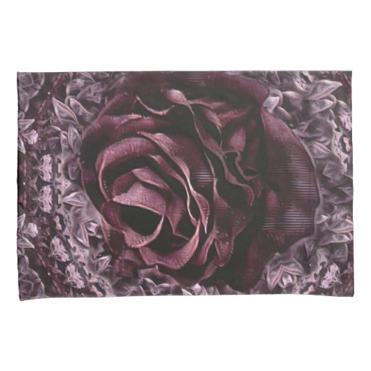 Housse D'oreillers Rose Mandala (devant-Droit)