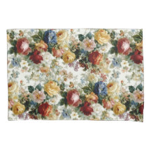 Rose romantique Motif Garland