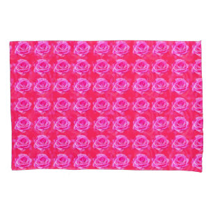 Housse D'oreillers Rose Rose Kisses Motif,