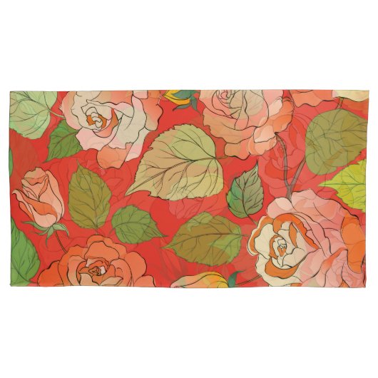Housse D'oreillers Roses 26 (devant)