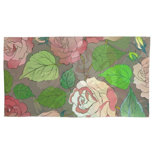 Housse D'oreillers Roses 30 (devant)