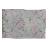 Housse D'oreillers Roses floraux roses Vintages (Dos)