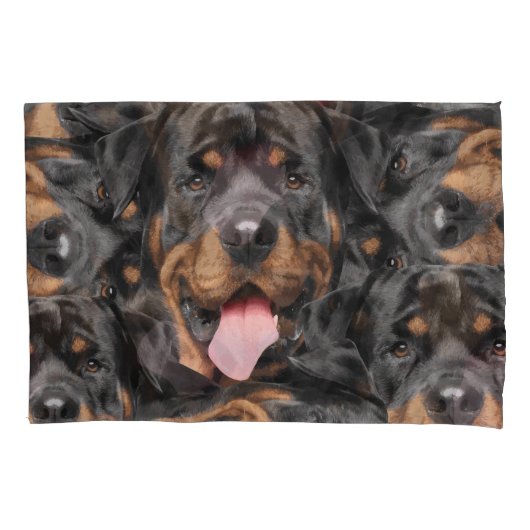 Housse D'oreillers Rottweiler - Metzgerhund (devant)