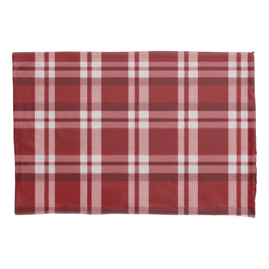 Housse D'oreillers Rouge blanc (devant-gauche)