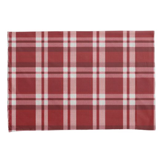 Housse D'oreillers Rouge blanc (devant-Droit)