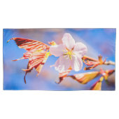 Housse D'oreillers Rouge Sakura bleu ciel (devant-gauche)