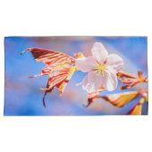 Housse D'oreillers Rouge Sakura bleu ciel (devant-Droit)