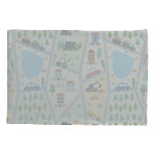 Housse D'oreillers Routes de la ville très fréquentées Enfants (Dos)