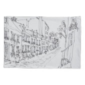 Housse D'oreillers Rue du Petit Champlain, Québec, Canada (Dos-gauche)