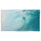 Housse D'oreillers Rupture bleue de vague de l'océan pacifique (devant-gauche)