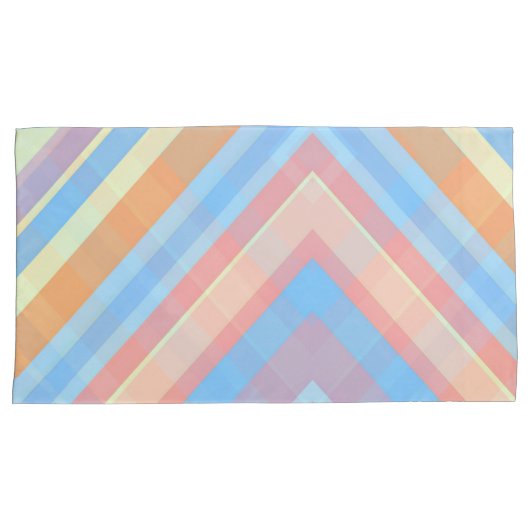 Housse D'oreillers Rust Leaf Geometric Pattern Pillowcases – Modern A (devant-Droit)